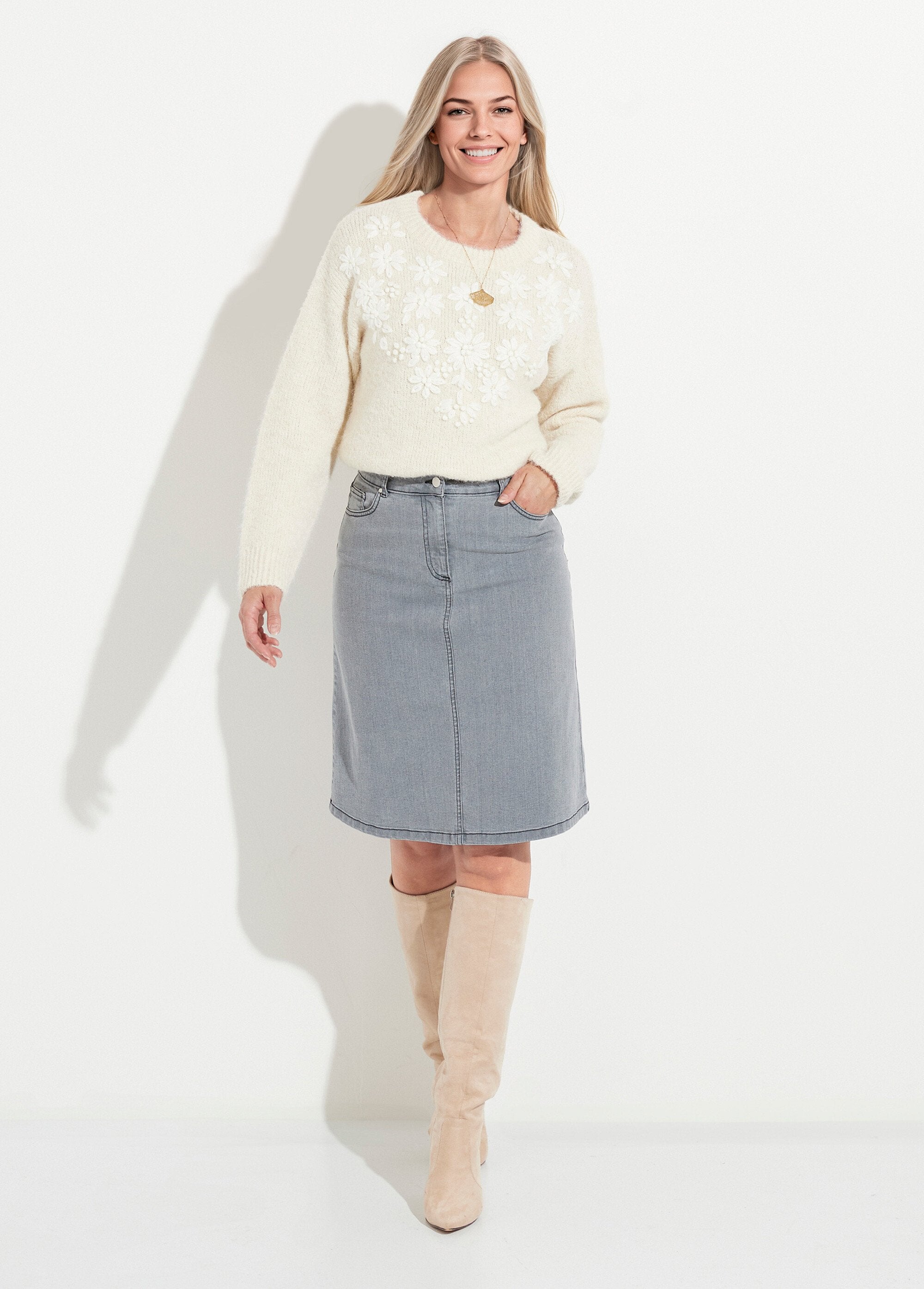 Falda_vaquera_elástica_acampanada_Gris_SF1_slim