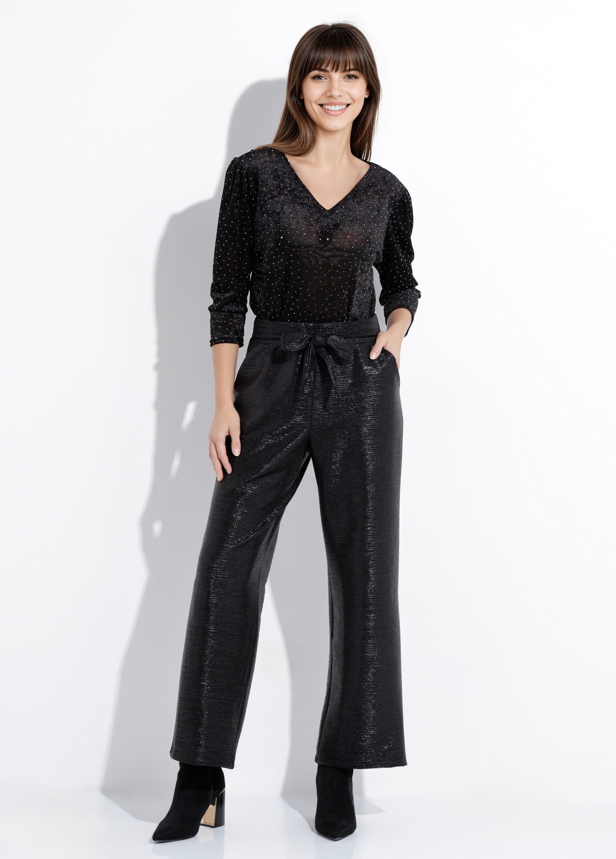 Pantalones_brillantes_de_pierna_ancha_con_cintura_con_cinturón_Negro_brillante__SF1_slim