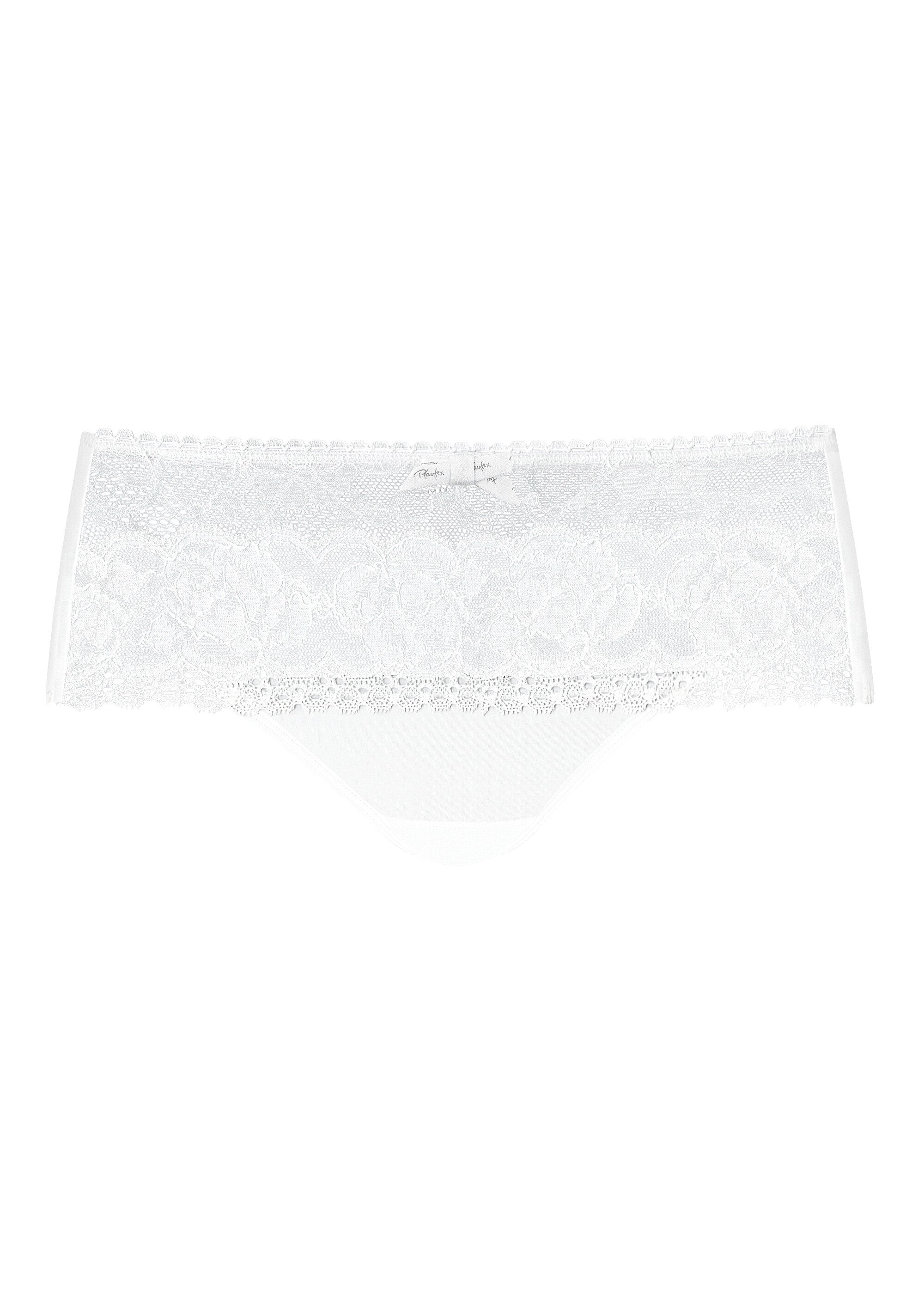®_Playtex_-_Braguita_de_cintura_alta_Flower_Elegance_Blanco,_Blanca_FA1_slim