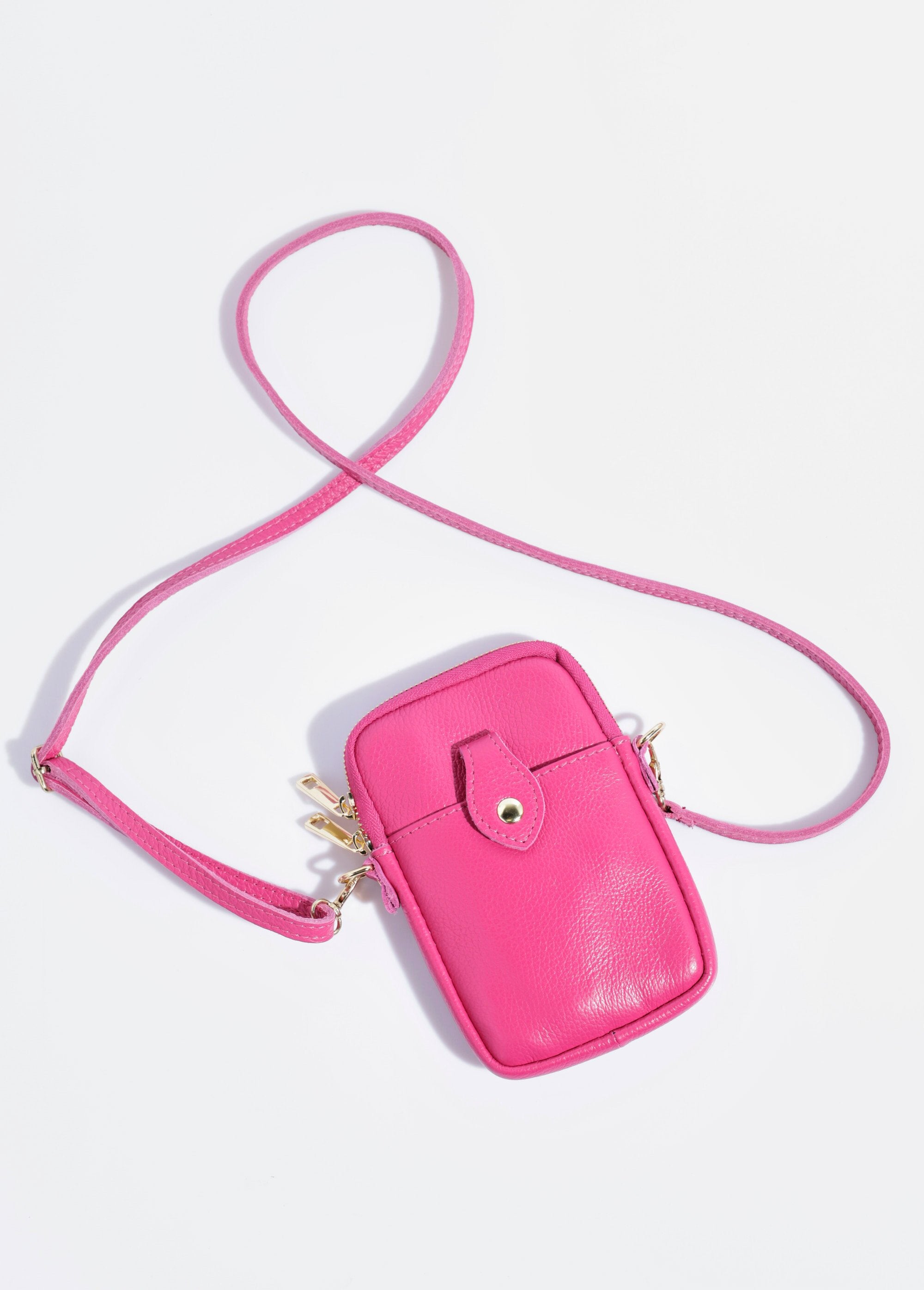 Funda_de_cuero_con_cremallera_para_teléfono_Magenta_FA1_slim