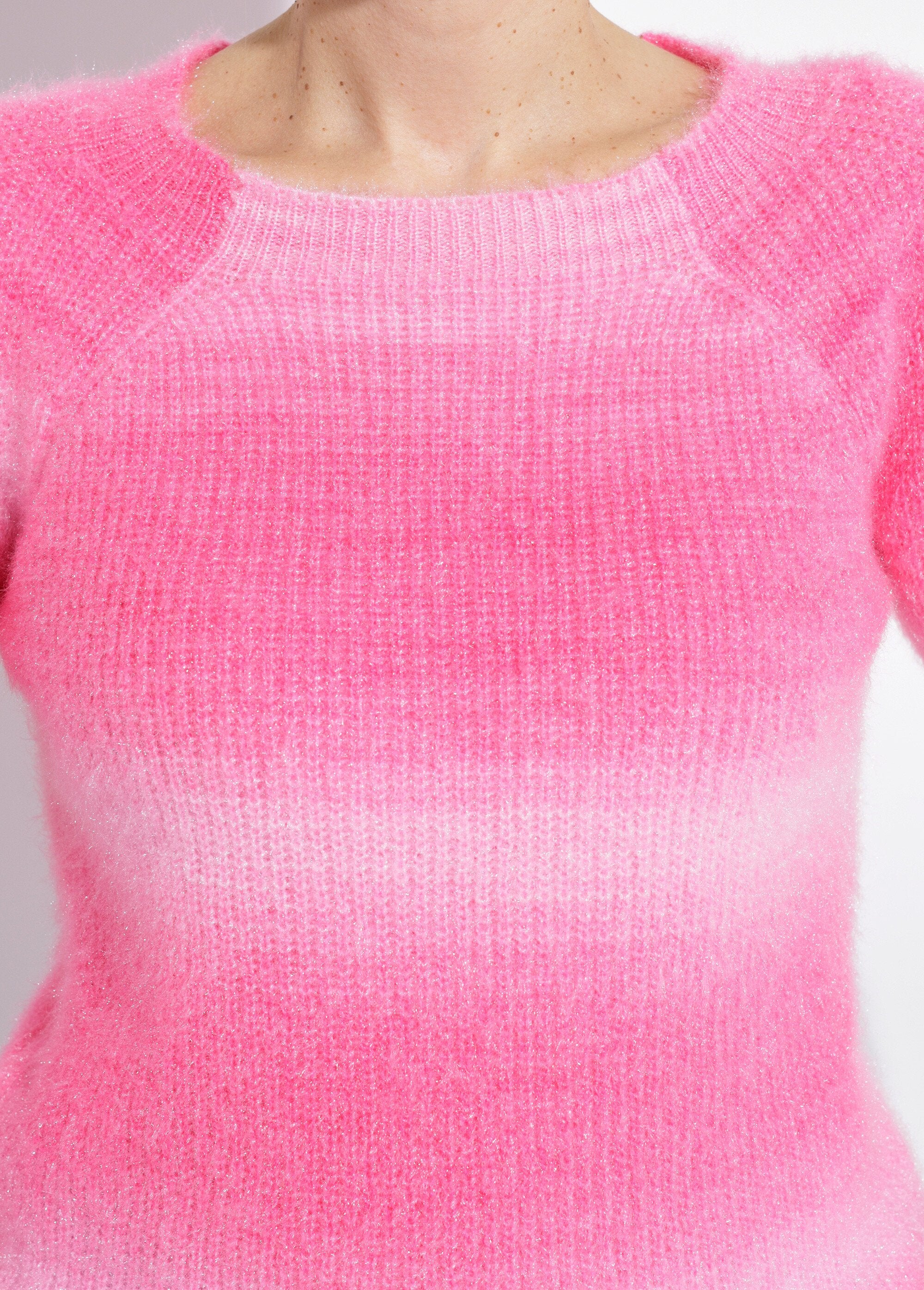 Pull_raglan_maille_poilue_effet_tie_&_dye_Rose_DE1_slim