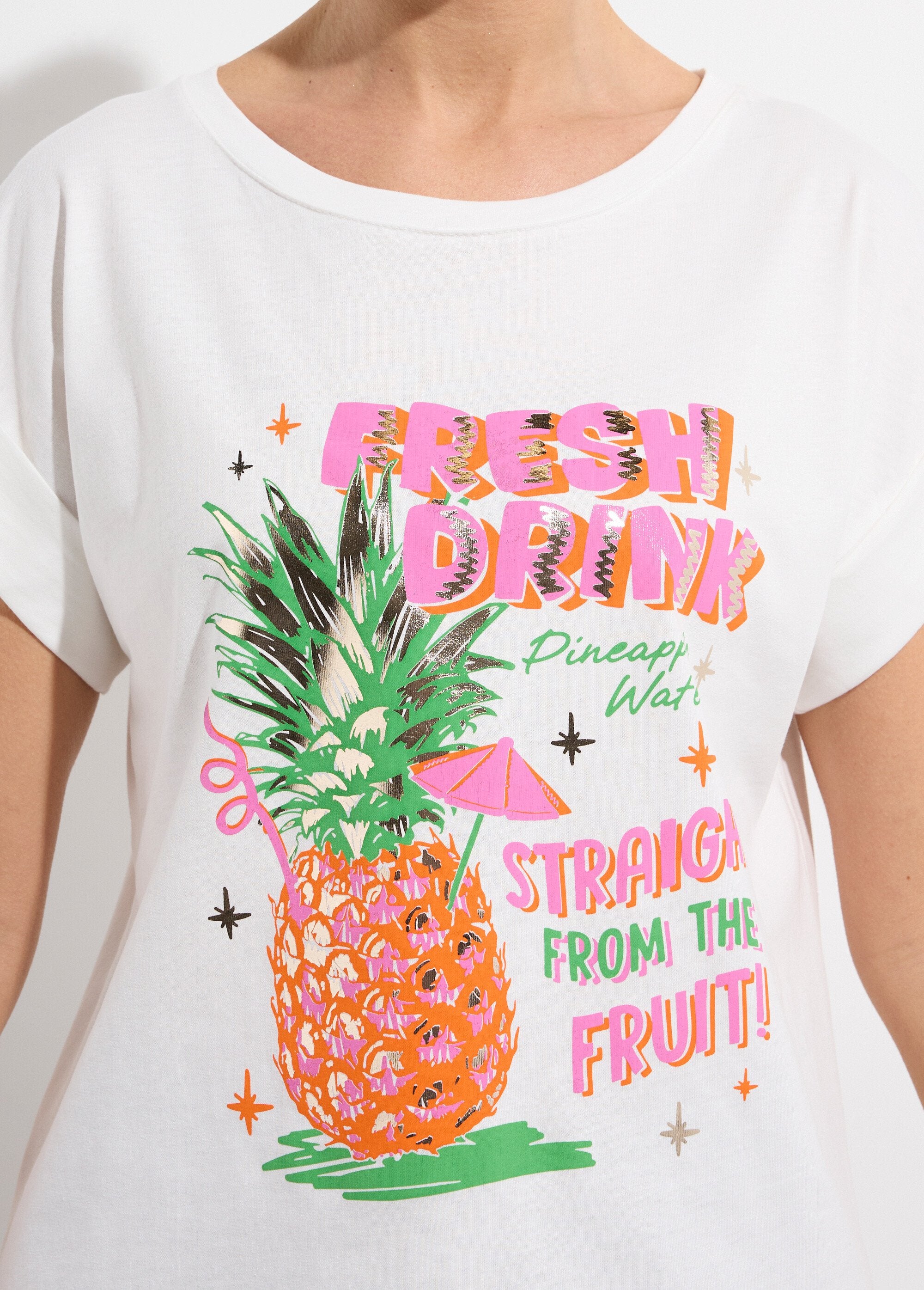 T-shirt_col_rond_sérigraphie_Pineapple_Blanc_DE1_slim