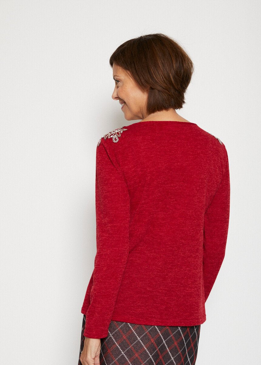 Camiseta_lisa_con_detalles_de_bisutería_Rojo_DO1_slim