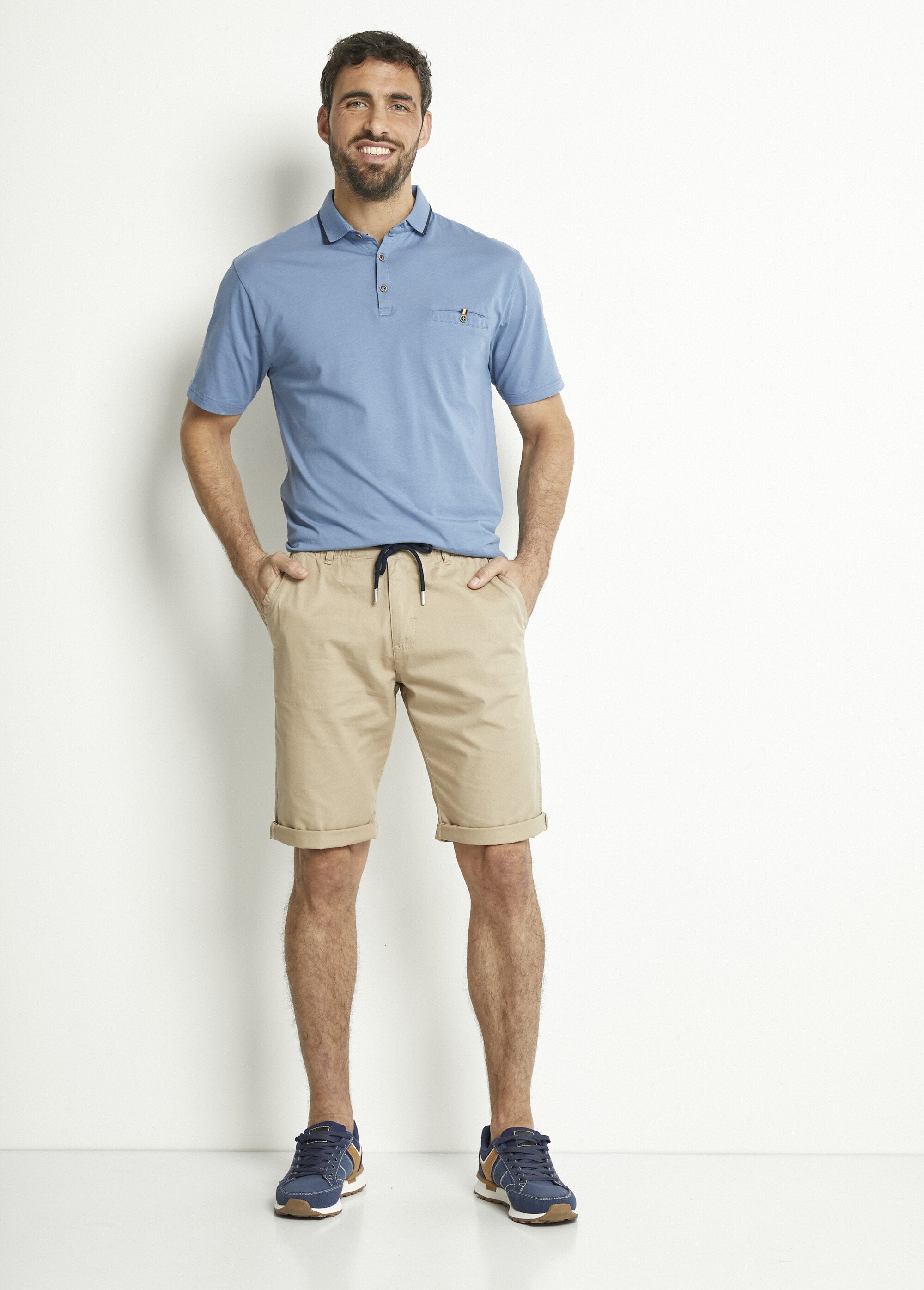 Bermudas_de_algodón_con_cinturilla_elástica_Beige_SF1_slim