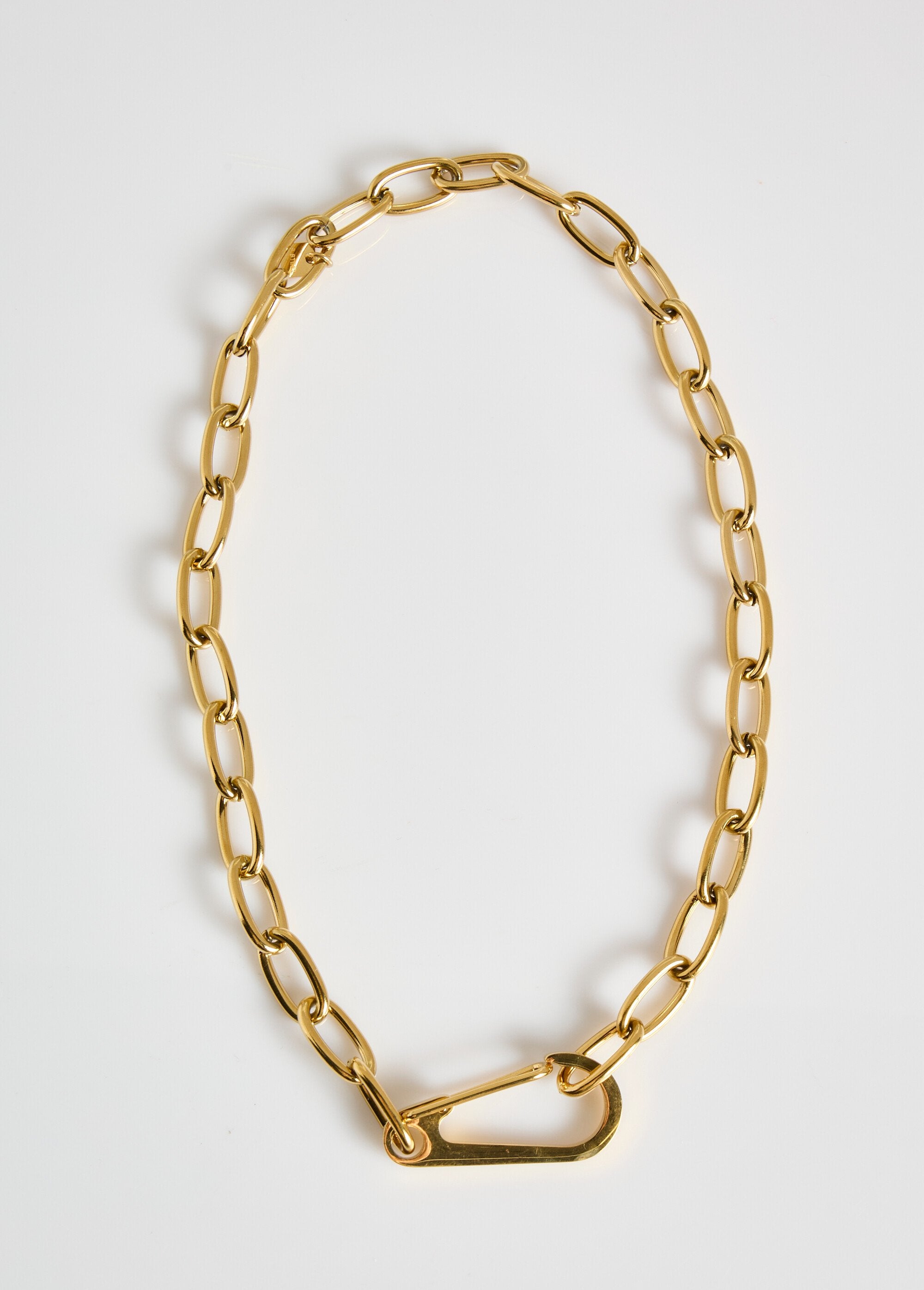 Pulsera_de_cadena_de_eslabones_de_acero_inoxidable_con_mosquetón_Dorado_DE1_slim