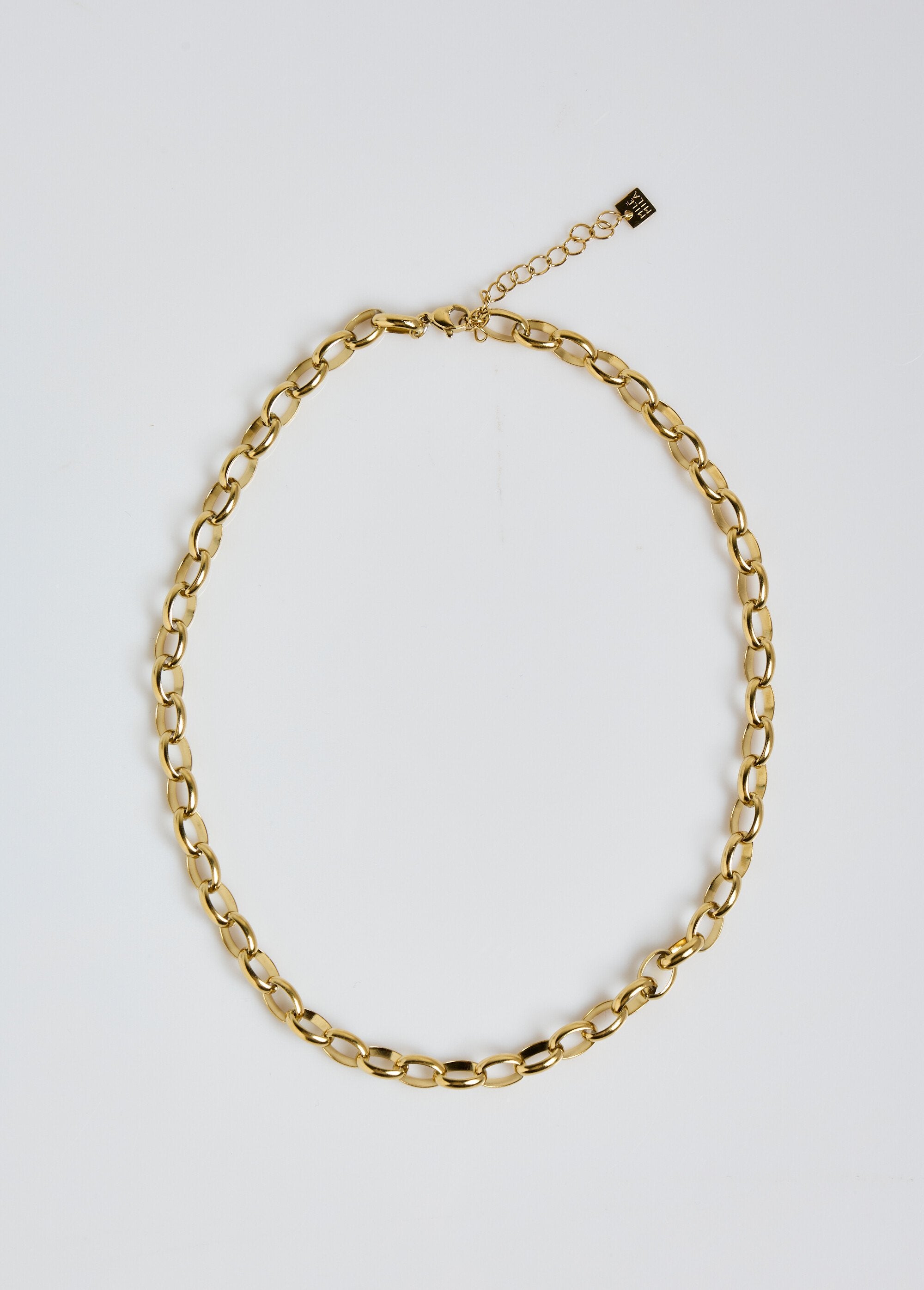 Collar_de_acero_inoxidable,_eslabón_ovalado_Dorado_FA1_slim
