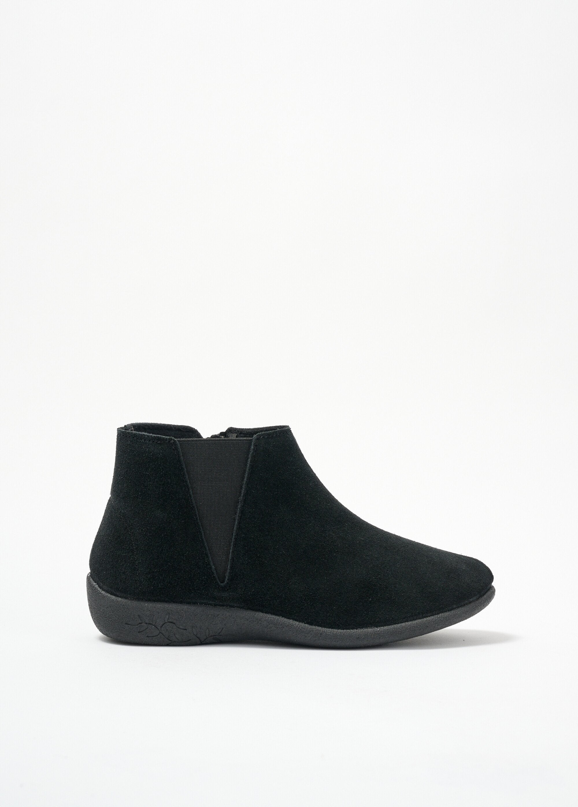 Botas_anchas_de_piel_confort_con_cremallera_elástica_Noir_DR1_slim