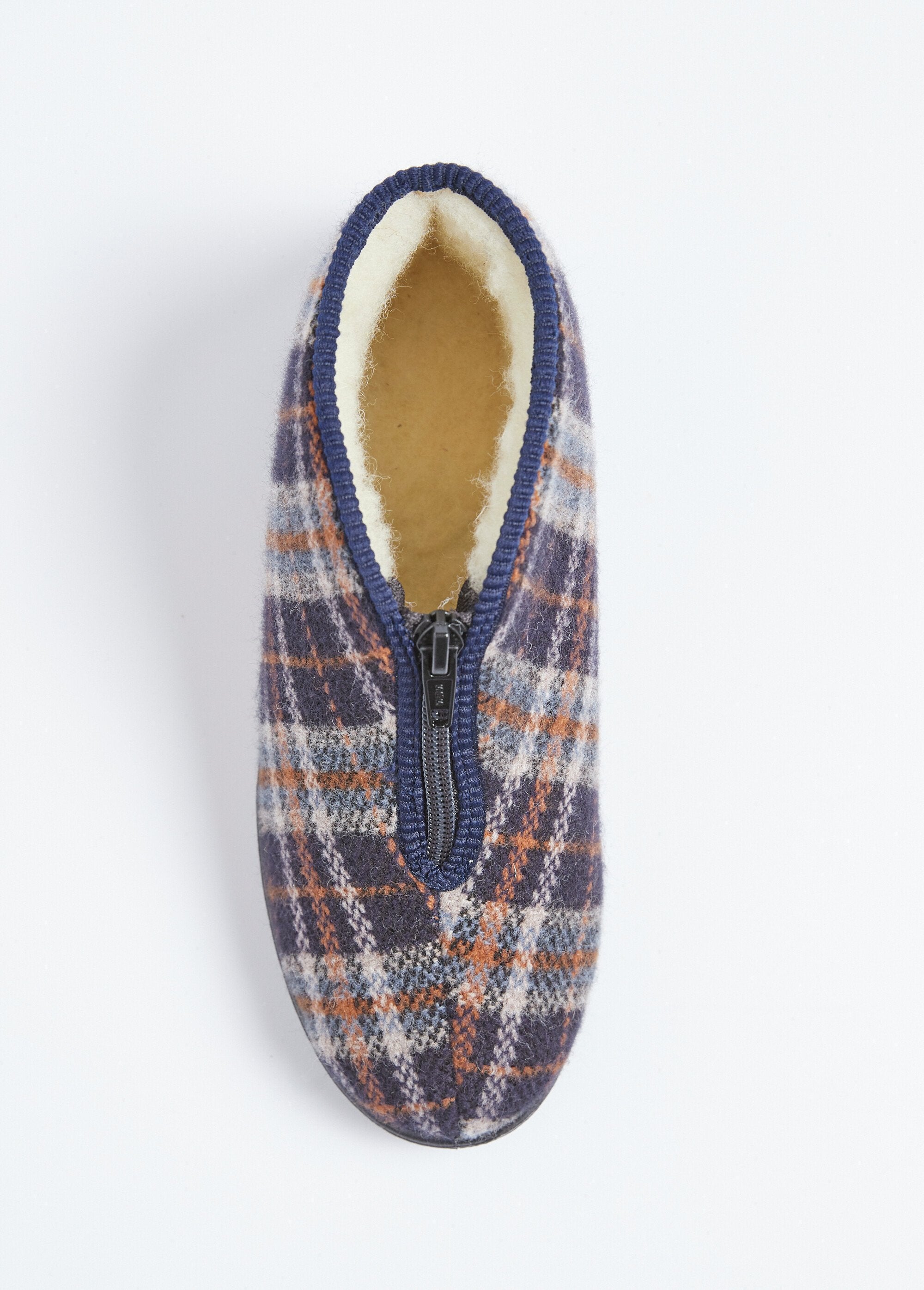 Zapatillas_altas_con_cremallera_y_ancho_confort_escocés_Marina_OV1_slim