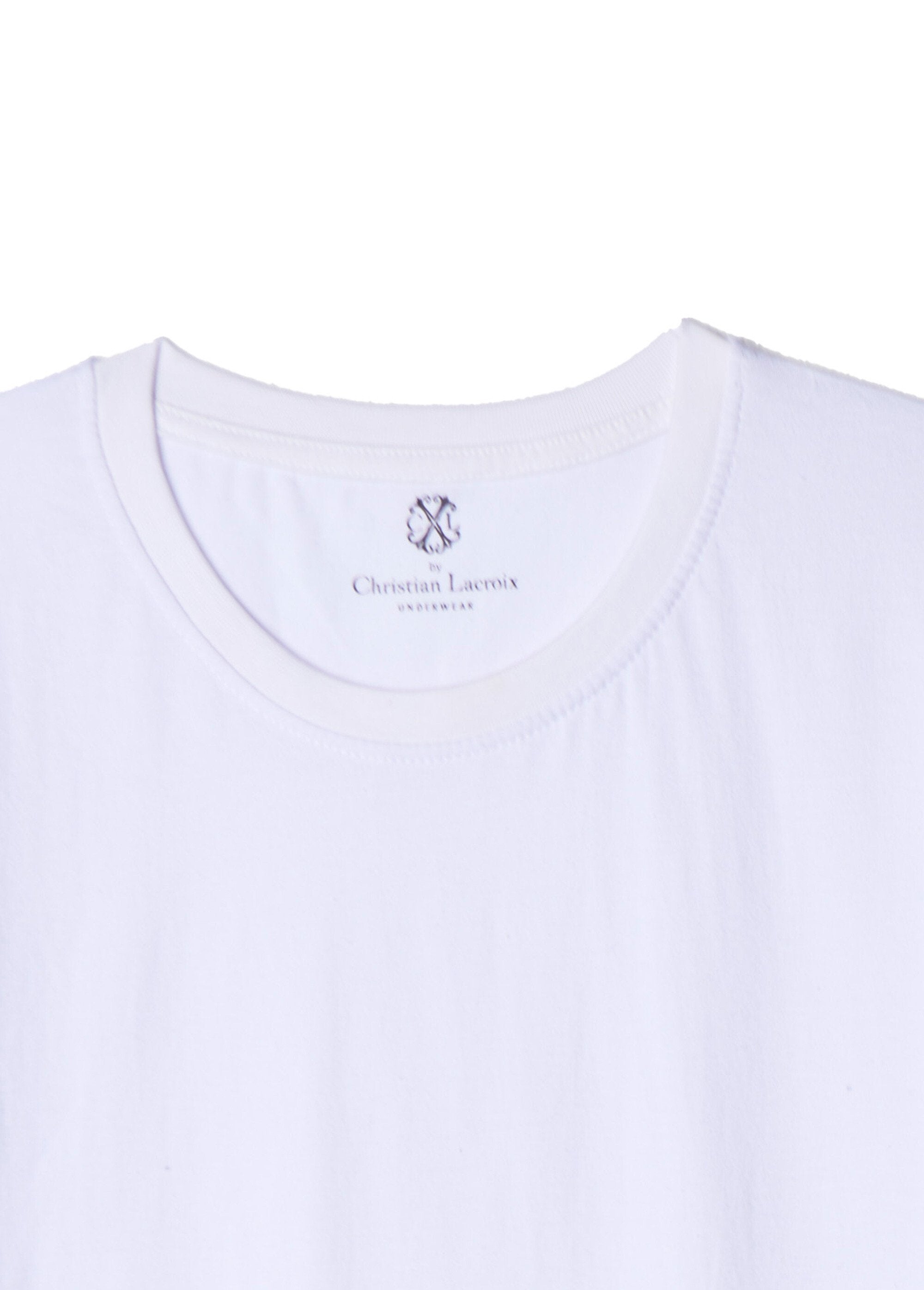 CXL_by_Christian_Lacroix®_-_Camiseta_de_algodón_puro_Blanco,_Blanca_DE1_slim