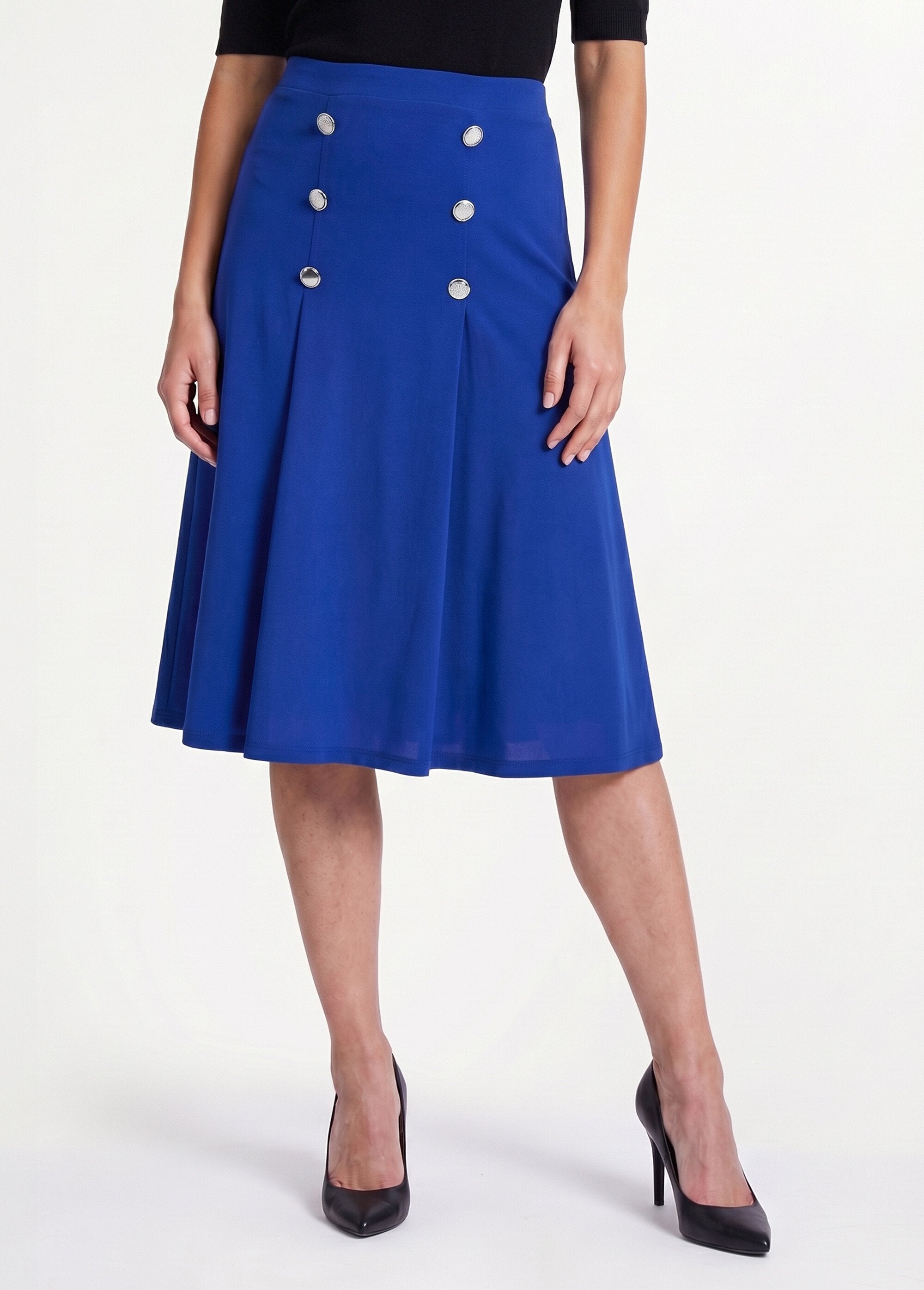 Falda_evasé_midi_de_punto_liso_con_puente_Azul_FA1_slim