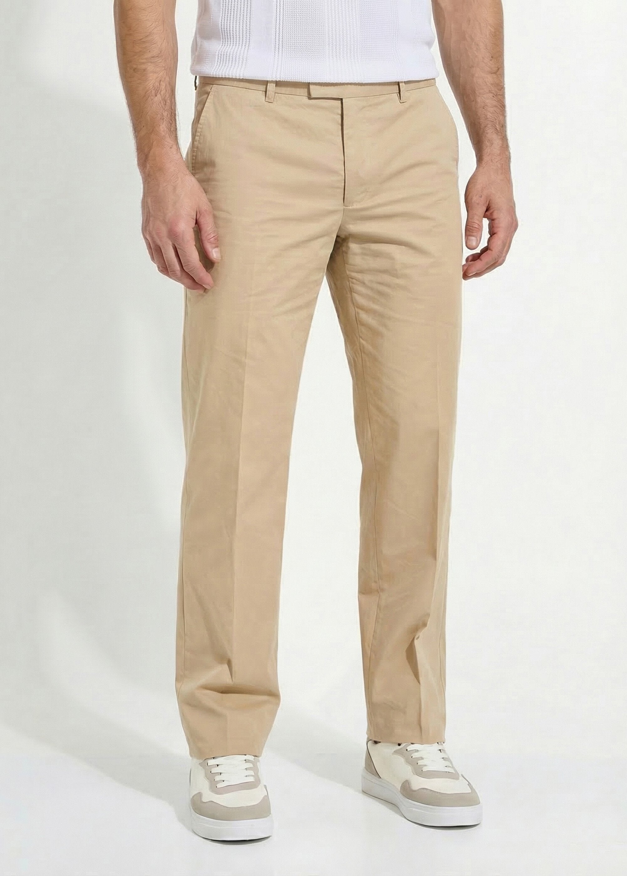 Pantalón_de_polialgodón_con_cinturón_invisible_ajustable_Beige_FA1_slim