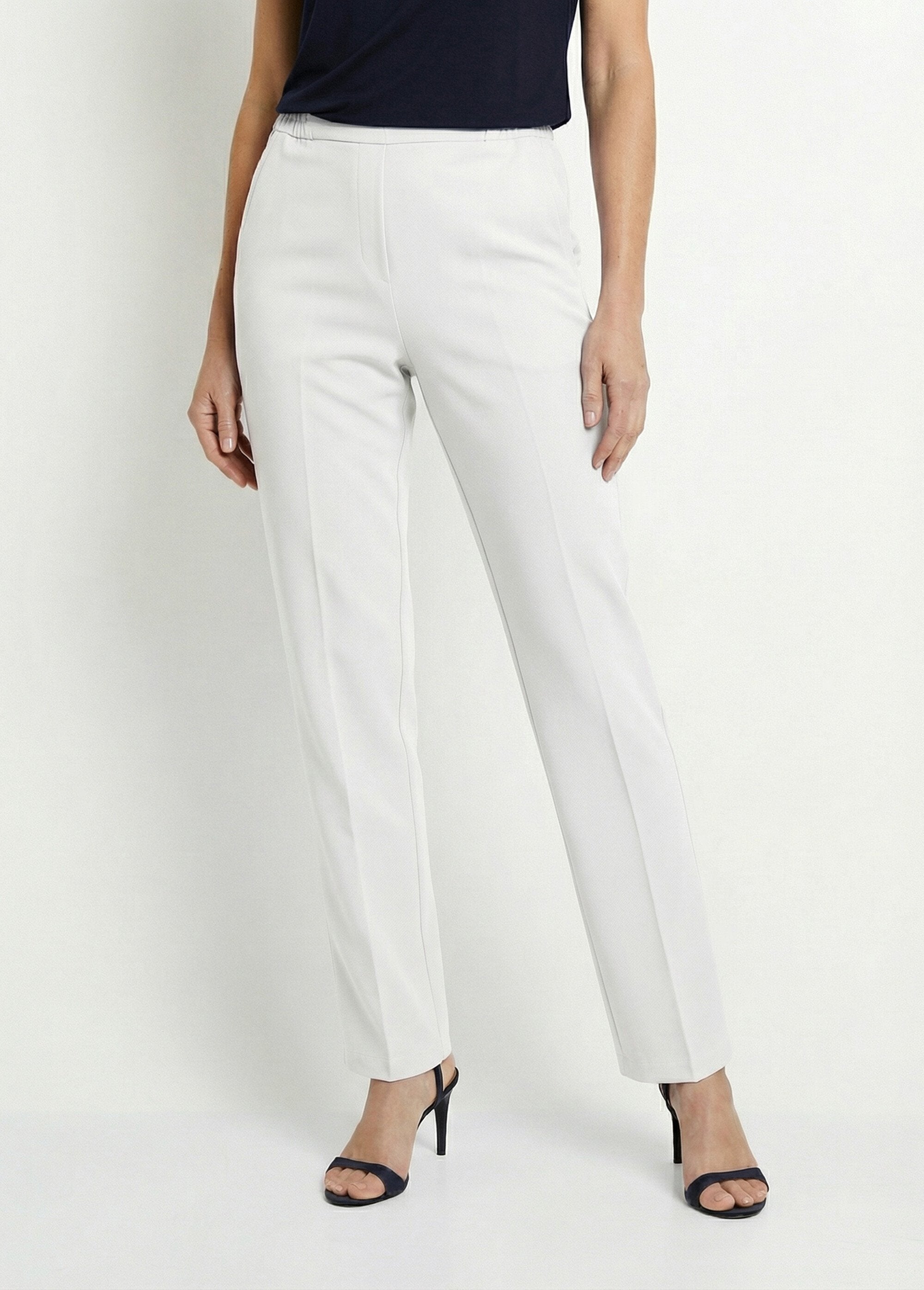 Pantalón_recto_con_cintura_semielástica_Blanco,_Blanca_FA1_slim