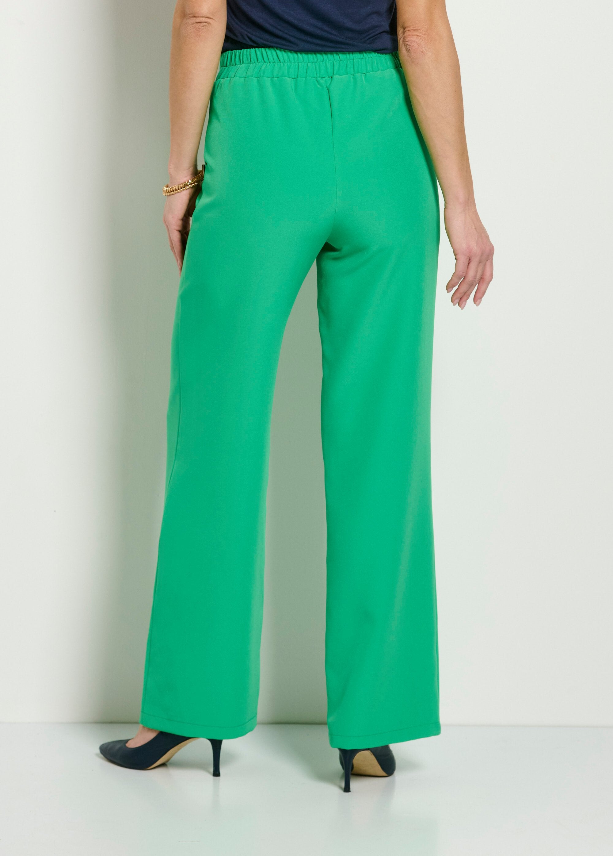 Pantalón_ancho_liso_con_cintura_semielástica_Verde_DO1_slim