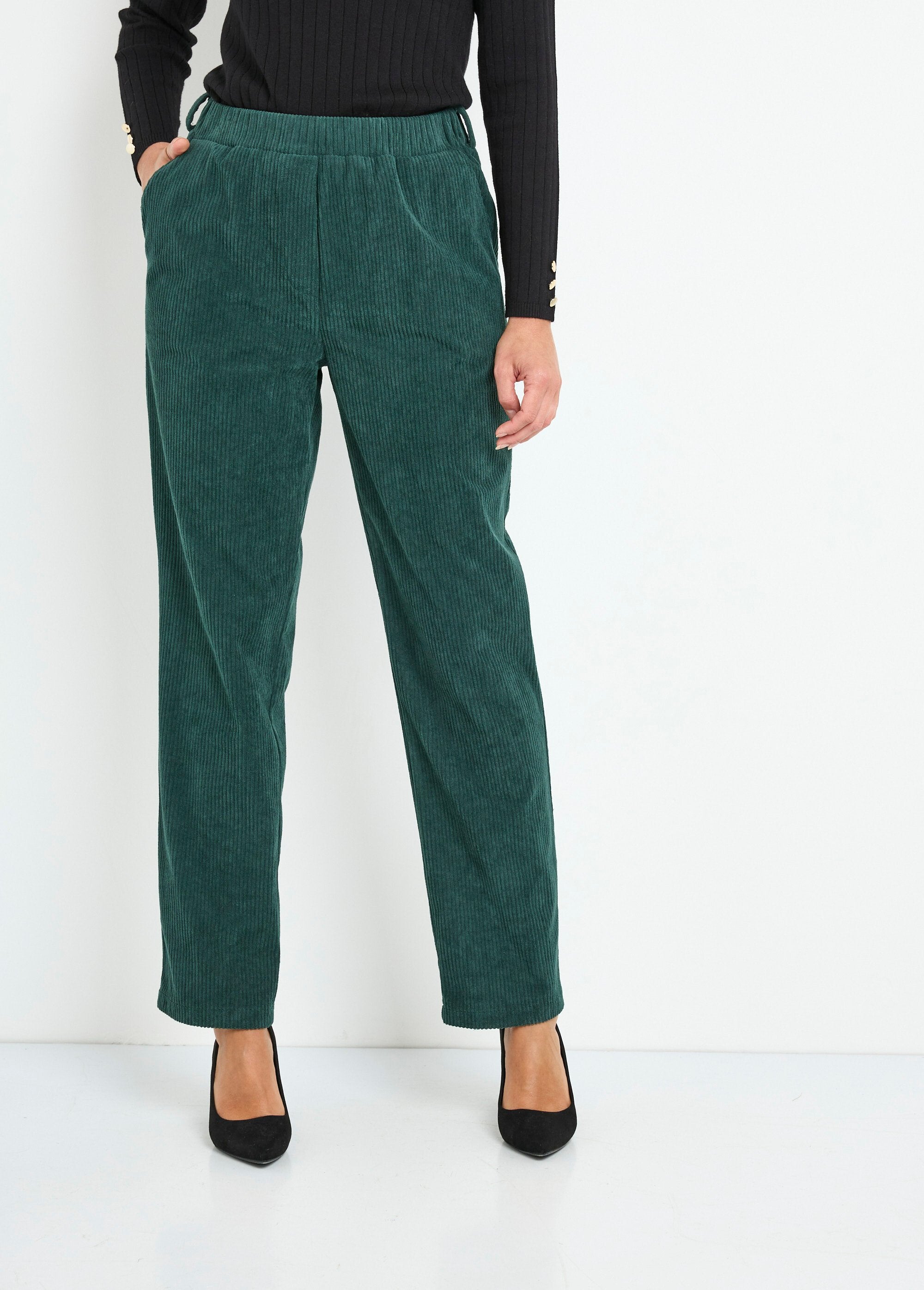 Pantalón_de_pana_con_cintura_elástica_Verde_FA1_slim