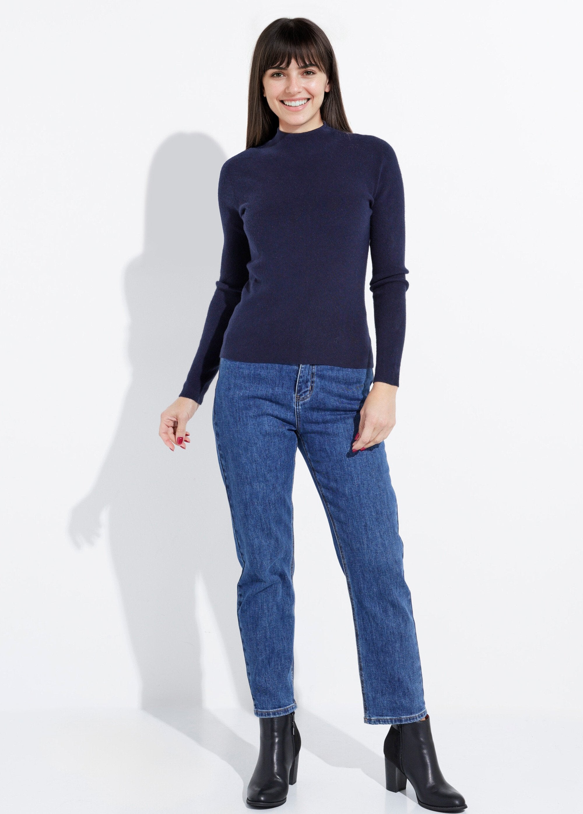 Pull_col_roulotté_forme_ajustée_Marine_SF1_slim