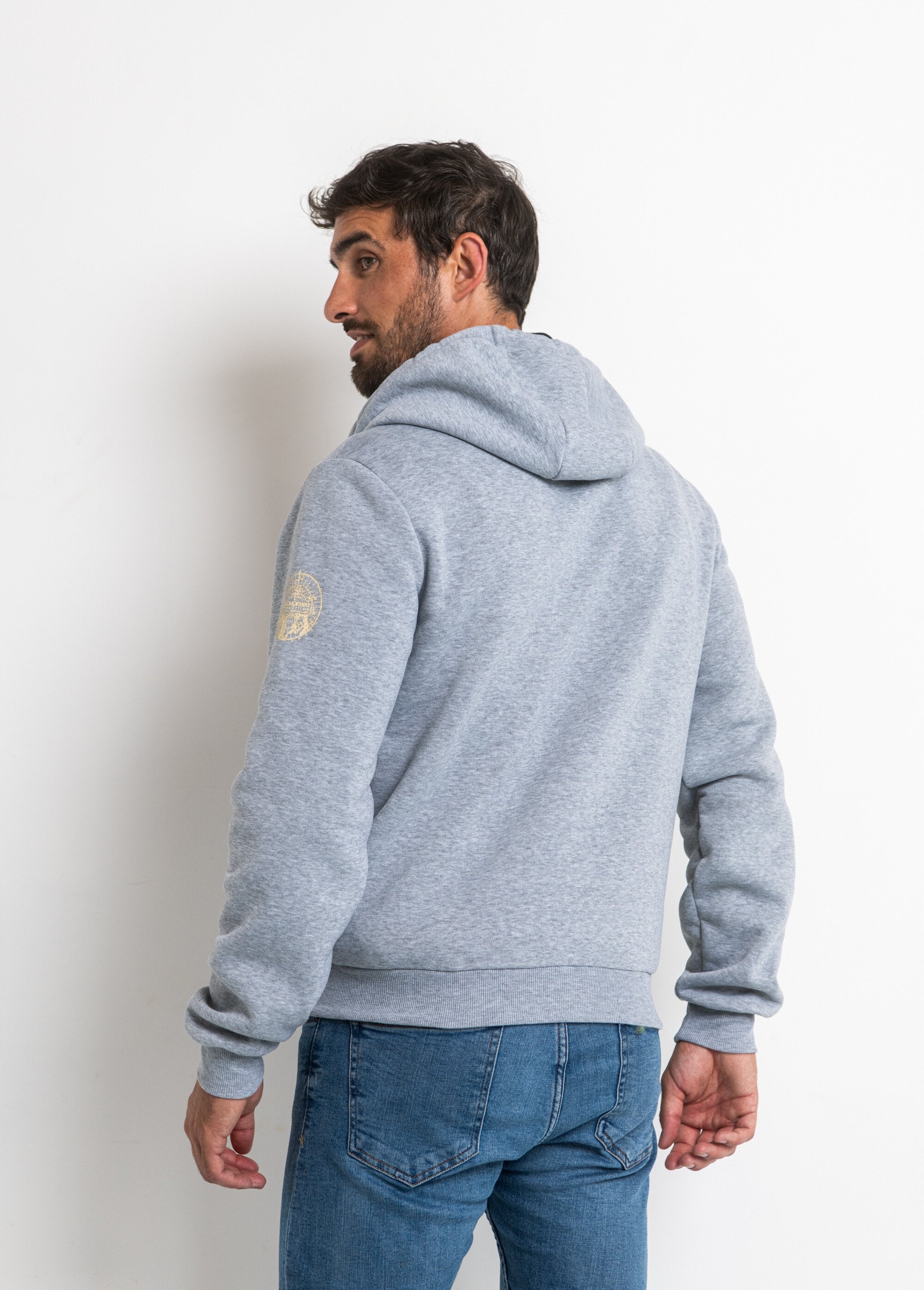 Sudadera_con_capucha,_cremallera_y_bolsillo_canguro_Gris_y_azul_marino_DO2_slim