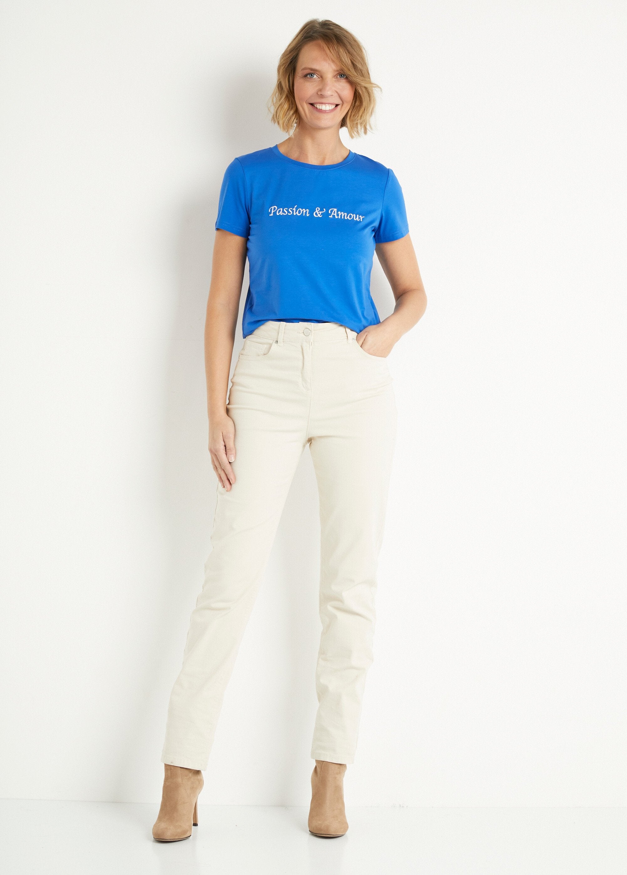Camiseta_con_mensaje_de_manga_corta_Azul_SF1_slim