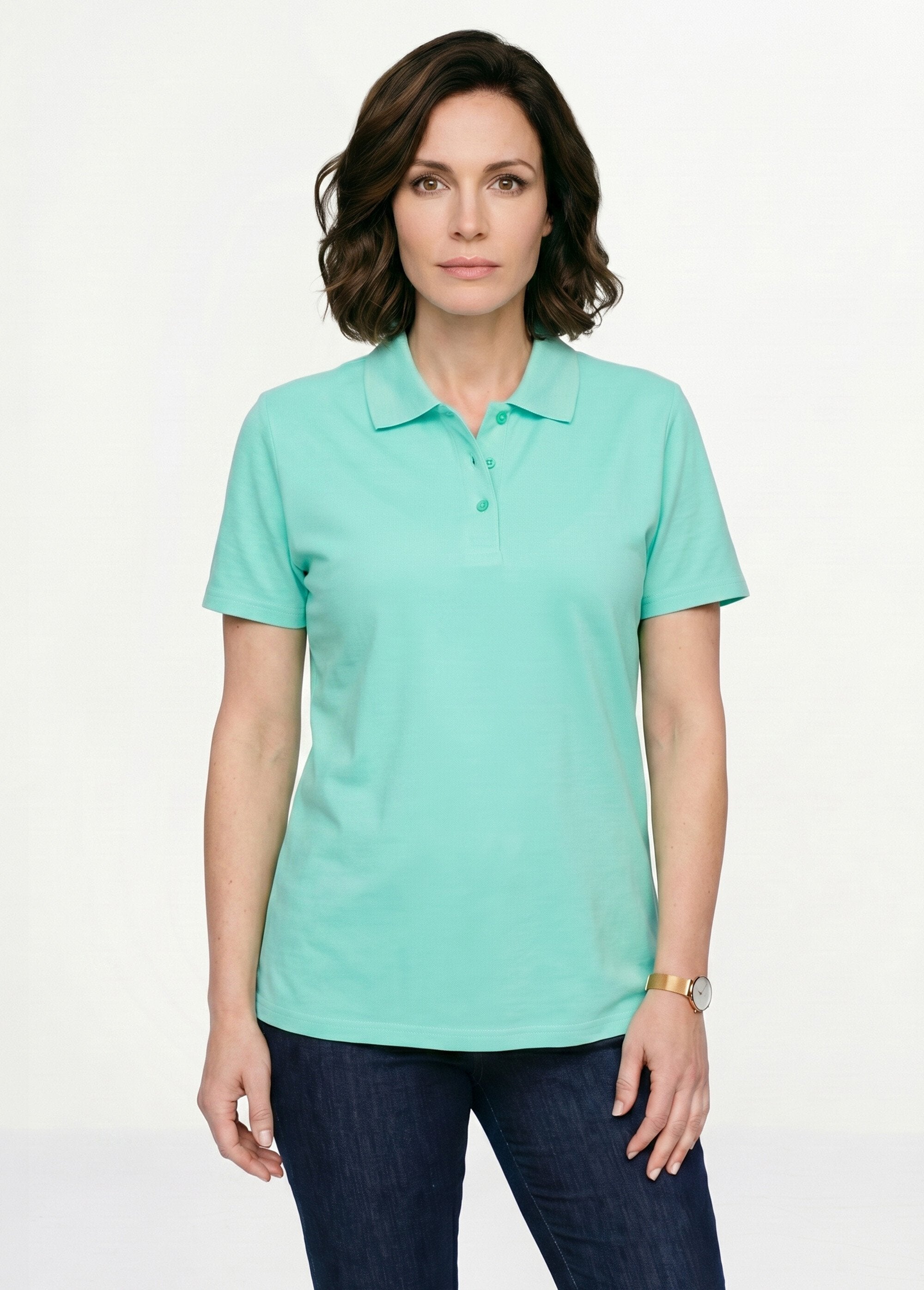 Camiseta_de_punto_de_piqué_de_algodón_con_cuello_polo_Verde_FA1_slim