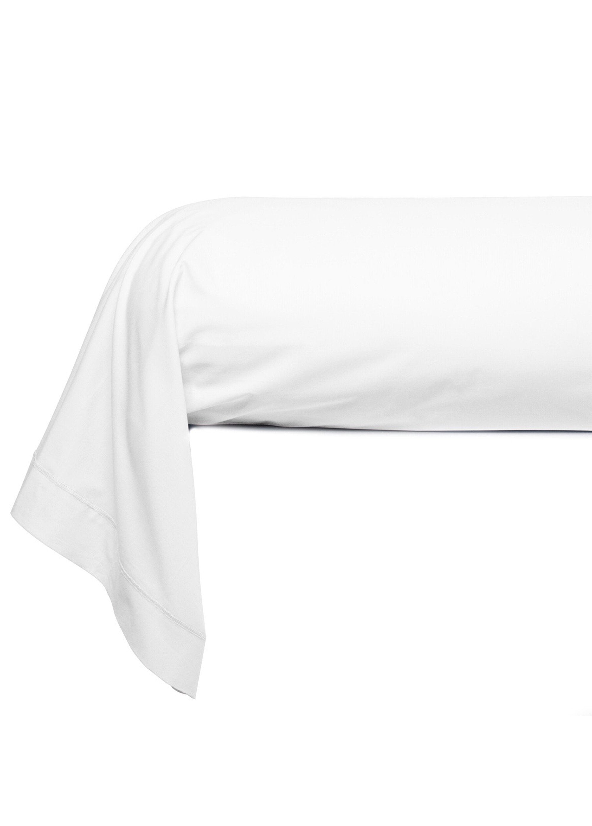 Funda_de_almohada_-_Percal_de_algodón_liso_Blanco,_Blanca_FA2_slim