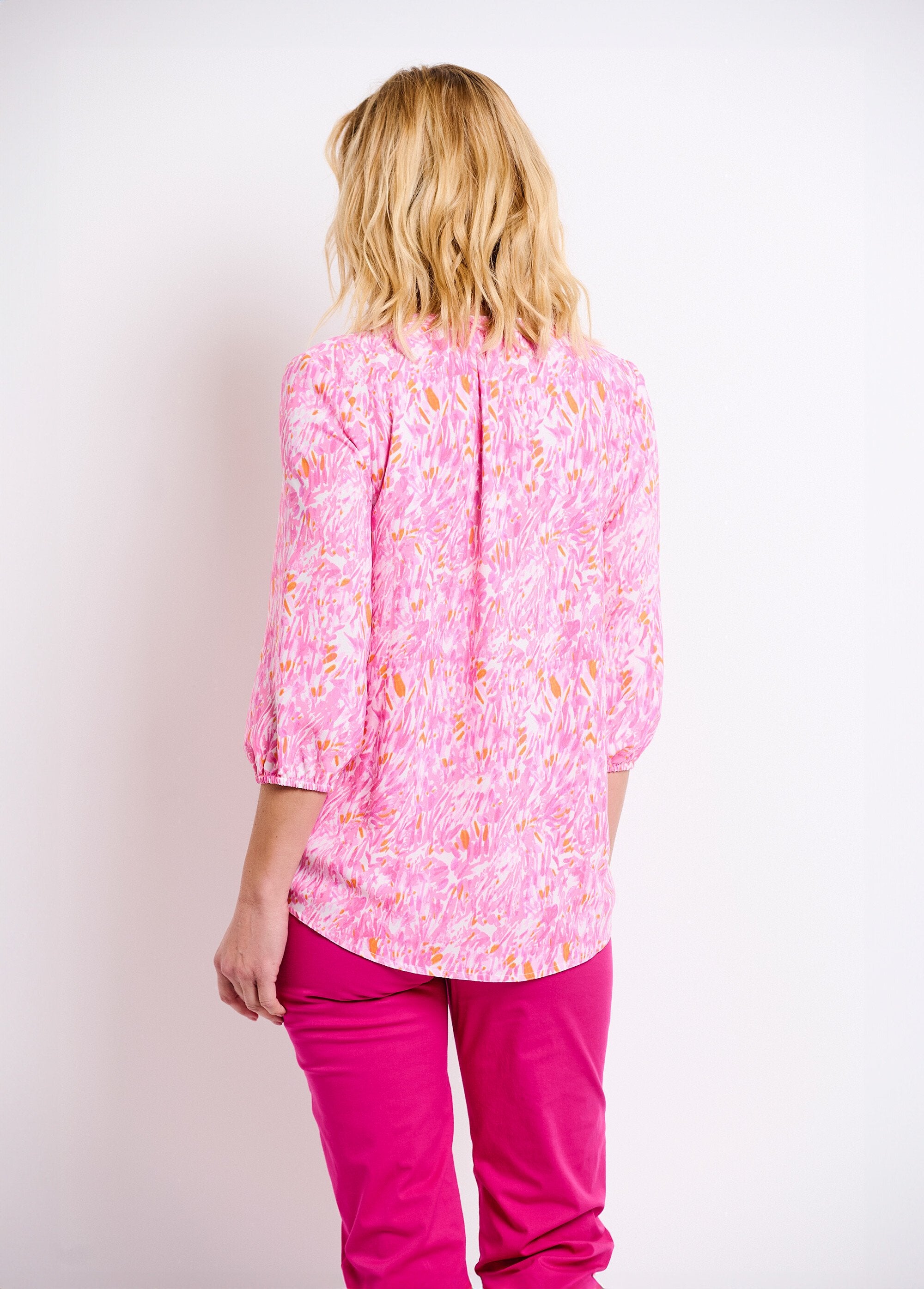 Túnica_larga_holgada_estampada_con_mangas_3/4_Estampado_rosa_DO1_slim