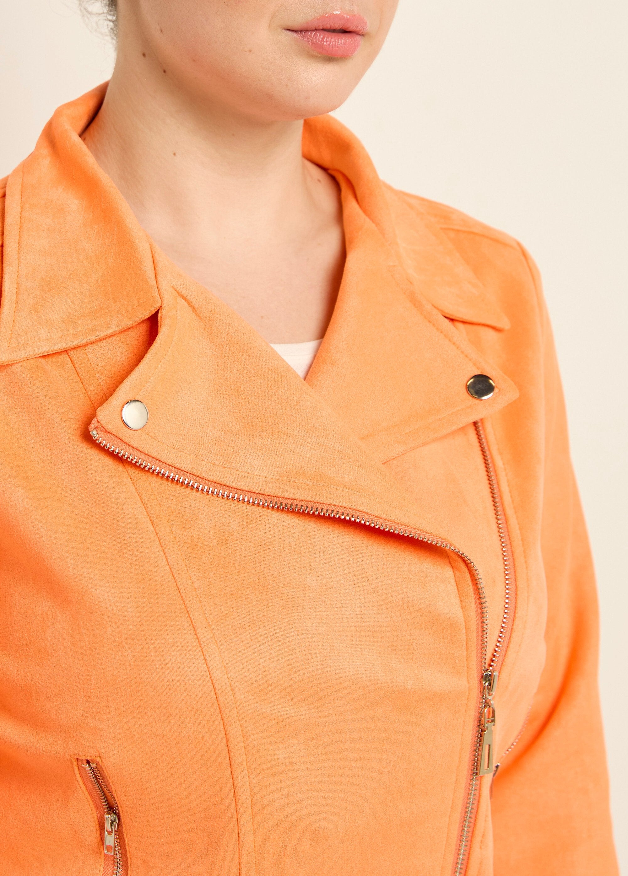 Chaqueta_de_motociclista_de_ante_con_cremallera_naranja_brillante_DE1_curvy